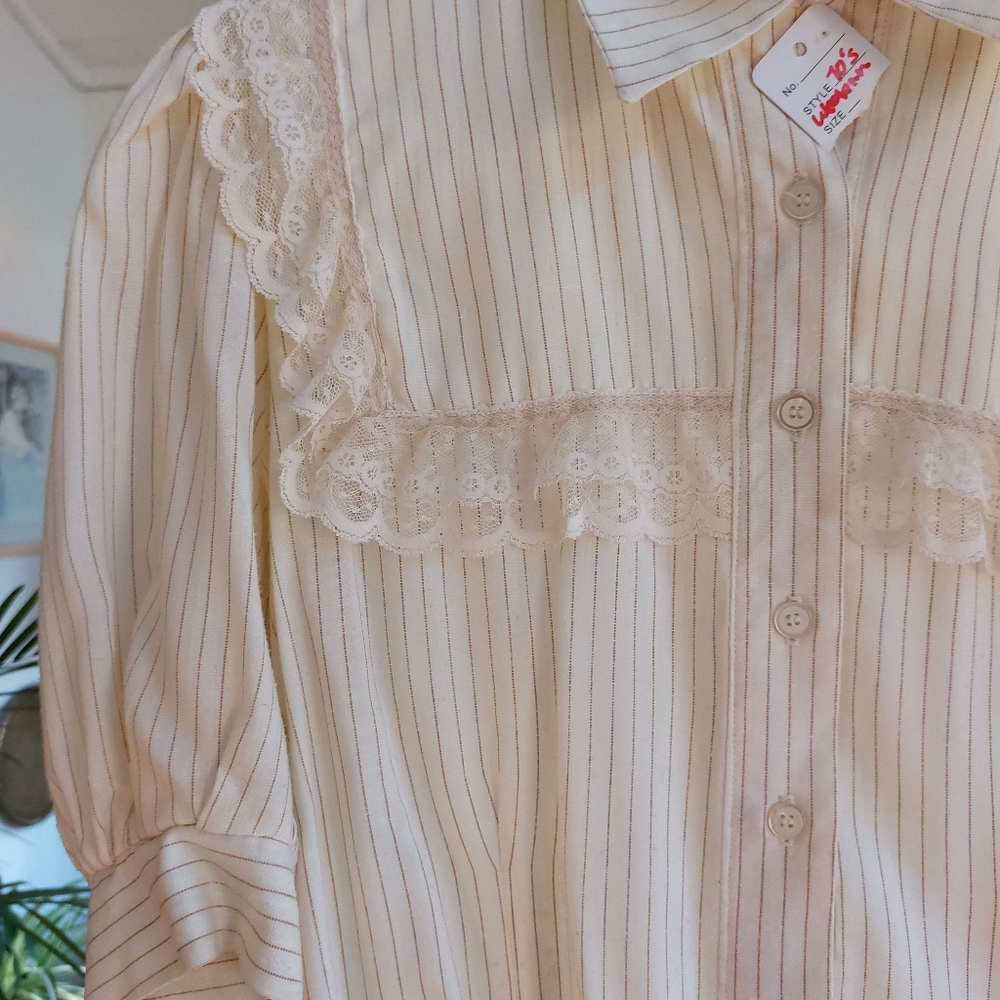 Funky vintage western blouse